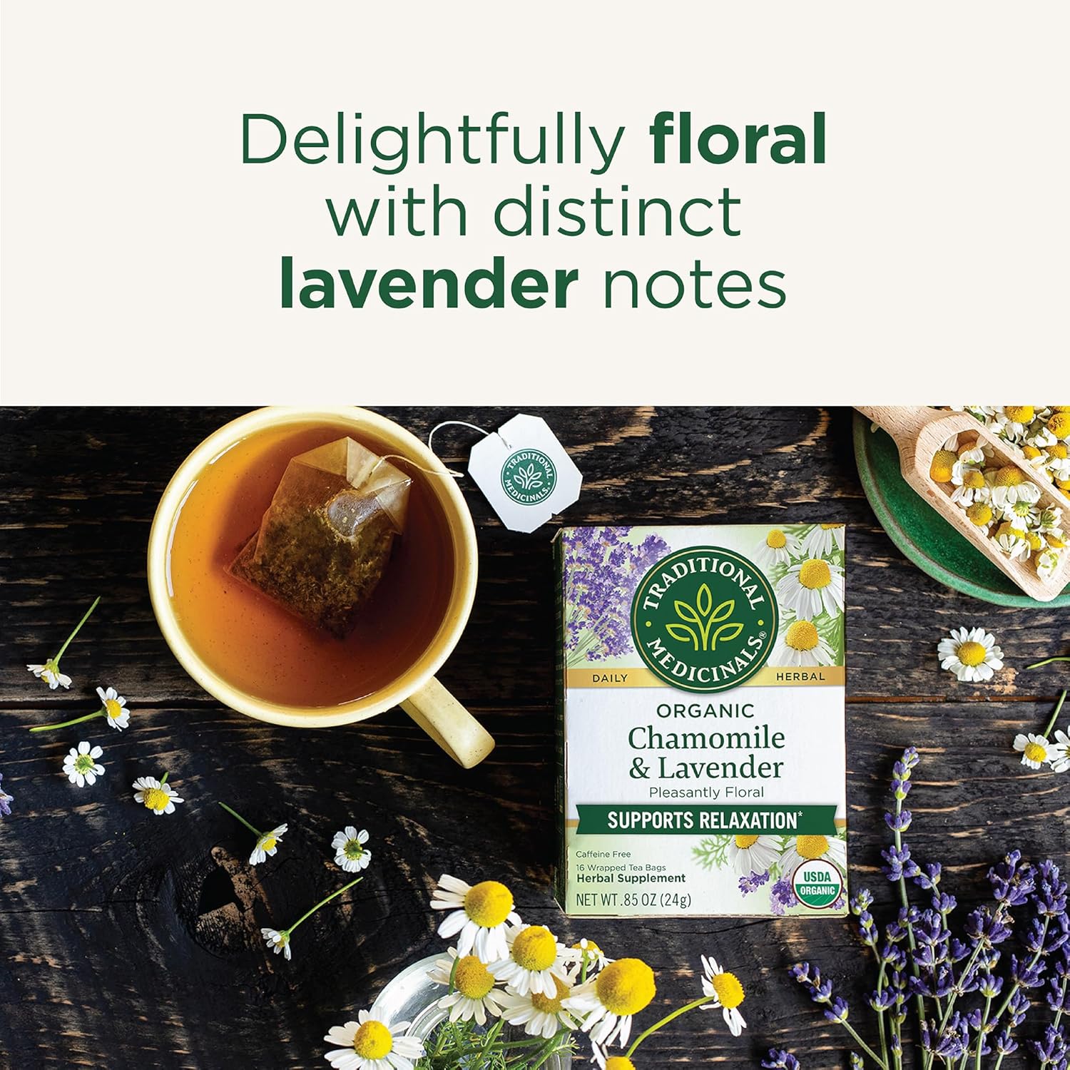 Traditional Medicinals Chamomile Lavender - изображение 3